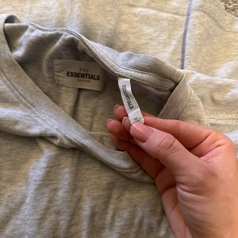 Essentials Light Gray Long Sleeve - image 2